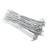 50 X HEAVY DUTY GALVANISED STEEL TENT PEGS METAL CAMPING CANOPY HIGH QUALITY NEW