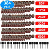 384PCS Drum Sanding Kit For Nail Drill Bits Dremel Accessories Rotary Tool New