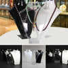 2X ACRYLIC JEWELLERY NECKLACE CHAIN DISPLAY PENDANT BUST HOLDER SHOW STAND CHAIN