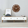 12 Luminous Vintage Wall Clock Round Antique Hanging Clock for Bedroom Office