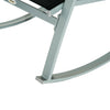 Outsunny Rocker Garden Metal Rocking Chair Outdoor Relaxing Patio Sun Lounger