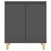 Slim Hallway Cabinet Cupboard Modern Side Table Console Narrow Unit Grey Small