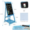 BLUE- A BOARD - PAVEMENT BOARD - CHALKBOARD - PAVEMENT SIGN - FREE STANDING -UK