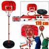 170cm Adjustable Free Standing Basketball Hoop Net Kids Backboard Stand Rack Set