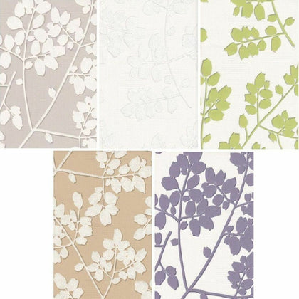 GRANDECO VILLA LUNA LUXURY TEXTURED VINYL GLITTER FOREST LEAF WALLPAPER 10M ROLL