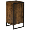 Industrial Storage Cabinet with 3 Drawers and Handles Standing Unit Chest Brown