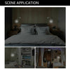 UK 1/2*USB LED Spot Reading Light Touch Switch Camper Caravan Boat Interior Lamp