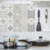 10pcs Moroccan Tile Sticker Bathroom Kitchen Waterproof Wall Decal DIY Home Deco