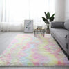 Fluffy Rainbow Rug Anti-Skid Floor Mat Shaggy Rugs Home Decor Carpet 3 Sizes