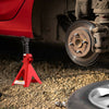 HEAVY DUTY 2 Ton AXLE STANDS LIFTING CAPACITY STAND CAR CARAVAN RED BLACK PAIRS