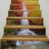 Walplus Waterfall Home Decor Stairs Stickers, Decals, DIY Art, Home Decoration