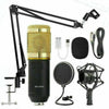 Studio Condenser Microphone Recording Broadcasting Podcast MIC W/ Stand for PC