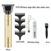 Wireless Hair Clipper Electric Portable Pro T-outliner Cordless Trimmer Tool
