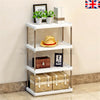 Kitchen 4 Tier Metal Storage Holder Rack Shelf Organizer Shelving Unit Bathroom