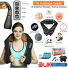 Electric Shiatsu Body Massager Kneading Back Neck Shoulder W/ Heated Function