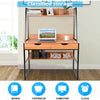 Retro Ladder Desk Vintage Industrial Furniture Writing Computer Table Metal Home