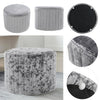 Velvet Round Ottoman Stool Pouffe Seat Stool Home Chair Footstool Bench Footrest