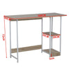 Home Office Computer PC Desk Writing Table Workstation Wood Bookshelf Furniture