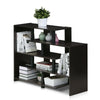 Furinno 17035EX/BK Turn-N-Tube 5-Tier Storage Shelf, Espresso/Black