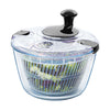 Glass Bowl Salad Spinner 4.75Qt Large Vegetable Dryer Washer BPA-Free