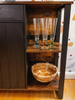 Industrial Storage Sideboard Rustic Metal Console Table Vintage Cabinet Unit