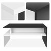 Modern Rectangle Coffee Table Living Room Furniture w/Lower Shelf Lounge Tables