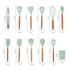 11pcs Silicone Kitchen Utensils Cookware Set Nonstick Baking Cooking Spoon Tools