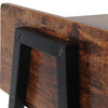 Rustic Side End Table Small Wooden Cabinet Vintage Bedside Unit Room Furniture