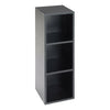 3Tier Cube Bookcase Display Shelving Storage Unit Wooden Stand Corner Shelves UK