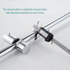 Adjustable Bathroom Shower Head Holder Riser Rail Bracket Chrome