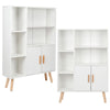 Modern Corner Bookshelf Cupboard Display Cabinet Bookcase Shelving Unit Home UK