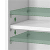 Bathroom Mirror Cabinet Wall-Mounted Storage with 3 Doors for Laundry Room White