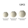 12x Foldable Paper Lanterns Lamp Shade Wedding Birthday Anniversary Party Venue
