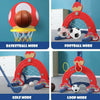 4-in-1 Kids Basketball Stand Sport Activity Center Ball Games Basketball Hoop UK