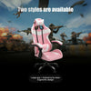 Pink Racing Gaming Chair Game Computer Office Leather Swivel Recliner Executive