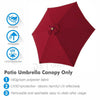 Adjustable 2.7M Garden Parasol Sun Shade Outdoor Patio Steel Round Umbrella New