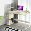 Wood Computer Desk Laptop PC Table Home Office Study Simple Workstation Shelves