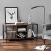 Industrial TV Stand Retro Entertainment Unit Sideboard Cupboard w/ Storage Shelf