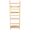 4 TIER FOLDING SHELF LADDER SHELVING UNIT DISPLAY STAND HOME OFFICE STORAGE RACK