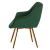 2pcs Velvet Dining Chairs Accent Upholstered Seat Tulip Back Kitchen Furniture