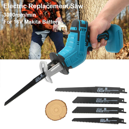 Reciprocating Saw 4 Blades Wood Metal Cutting Recip Hand Held Saw Outside Saber