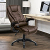 Reclining Faux Leather Office Swivel Computer Massage Chair Remote