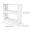 Delicate Double Storage Spice Rack Food Cupboard Rack Slide Spice Storage Shelf