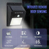 25 LED Solar Powered PIR Motion Sensor Outdoor Garden Light Security Flood Lamp