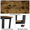 Set of 2 Industrial Side Table Round Sofa End Table w/ Storage Rack Metal Frames