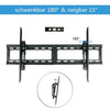 Design For 32-75" Large Curved Flat Panel TV Wall Mount Bracket Living Room Disp