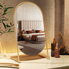 Modern Metal Frame Vanity Tabletop Mirror Free Standing Makeup Dressing Bathroom