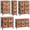 Solid Wood Chest of Drawers Storage Unit Bedroom Office Organiser Metal Frame