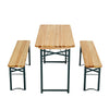 Wood Metal Picnic Table Bench Set Furniture Garden Outdoor Patio Desk Chair Seat