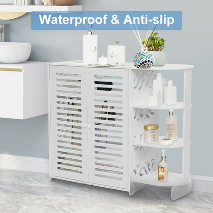 4 Tiers Shoe Rack Shoes Storage Cabinet Wooden Unit Stand Cupboard Organiser